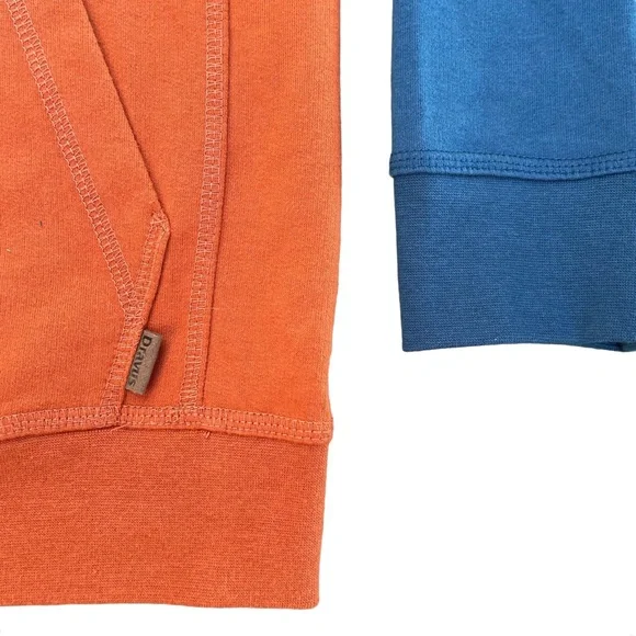 Men’s Dravus Color Block 1/4 Button Up Pullover Hoodie, NWT - Picture 4 of 7